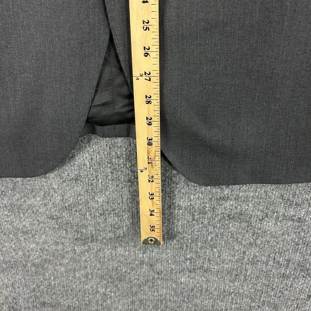 Charles Tyrwhitt Suit Mens 40R Gray Wool Slim Fit 36x32 Reda Super 130s Business